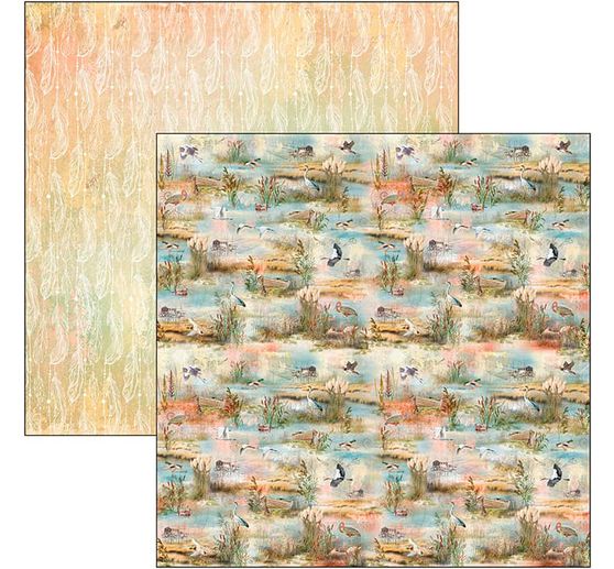 Scrapbook-Paper "Delta", 12 sheets, 30,5 x 30,5 cm