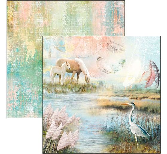 Scrapbook-Paper "Delta", 12 sheets, 30,5 x 30,5 cm