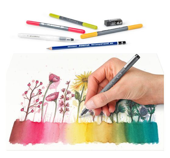 STAEDTLER aquarelle-set "Flowers"