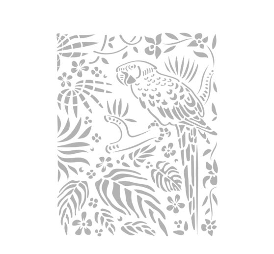 Šablona "Papoušek amazonský