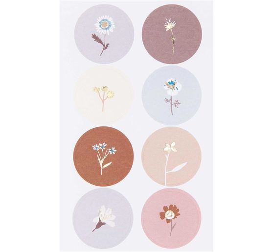 Sušené květiny" samolepky