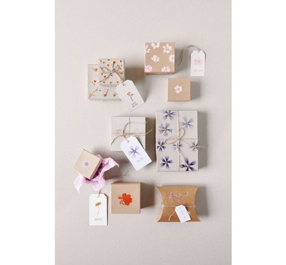 Rico Design Mix Set pressed flowers "Pink Violet"