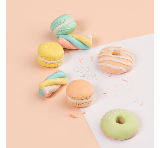 Kneading & erasing craft set "Sugar Sweets"
