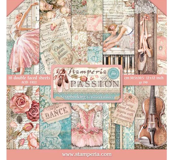 Scrapbook blok "Passion"