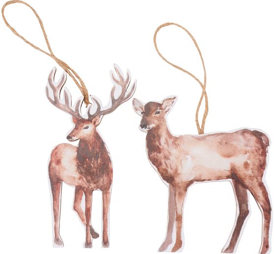 Dekorativní přívěsky jelena a srny VBS "Vanda"