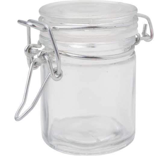 VBS Jars with clip closure "Mini", 12 pieces