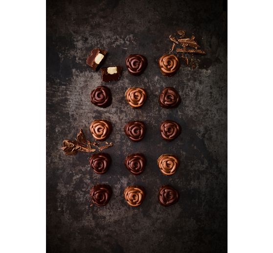 Silikonov&eacute; formy na pralinky "Rose"