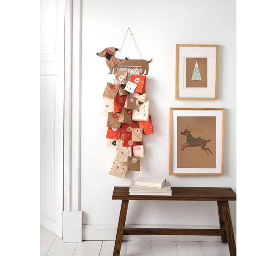 Advent calendar set "Christmas dachshund"