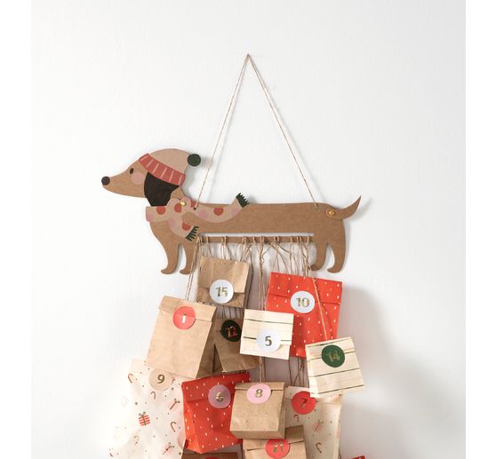 Advent calendar set "Christmas dachshund"