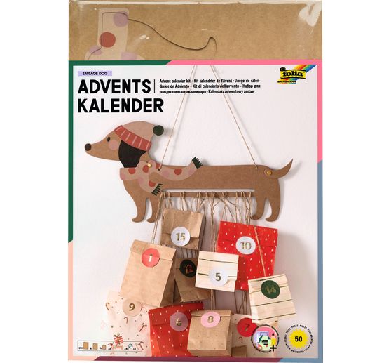 Advent calendar set "Christmas dachshund"