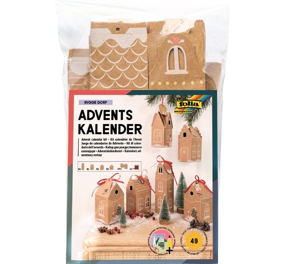 Advent calendar set "Gingerbread house"