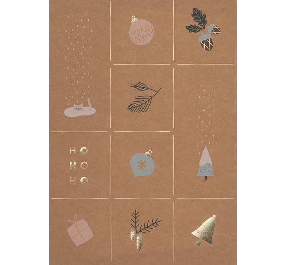 Motif block "Kraft paper Xmas"