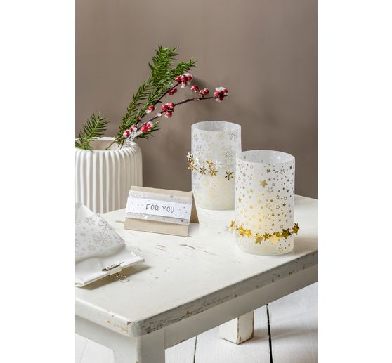 Průsvitný papír "Vánoce" zlatá/stříbrná