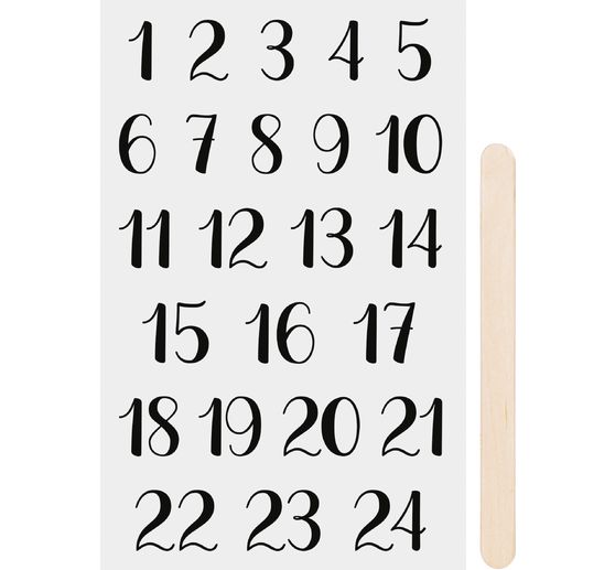 Stírací nálepka "Advent"