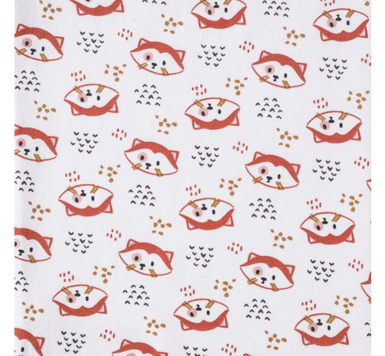 Jersey fabric "Little fox"