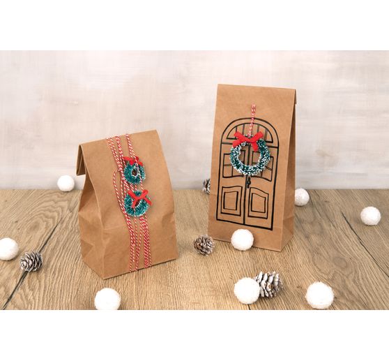 Miniaturní vánoční věnce