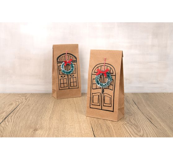 Miniaturní vánoční věnce