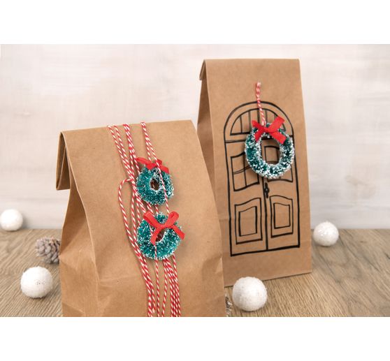 Miniaturní vánoční věnce