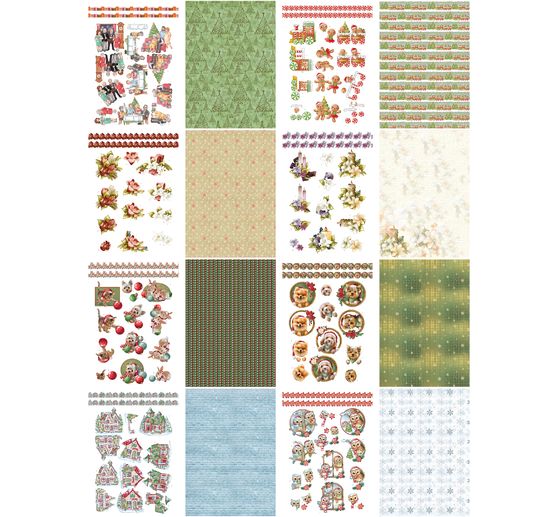 3D punched sheet book "Christmas Feelings"