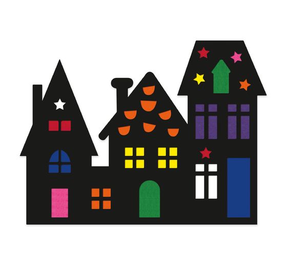 Window pictures "Houses"