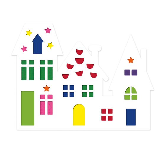 Window pictures "Houses"