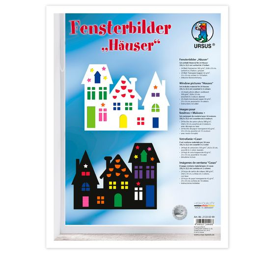 Window pictures "Houses"