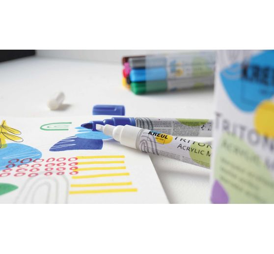 Akrylový fix KREUL Triton "Edge" Powerpack