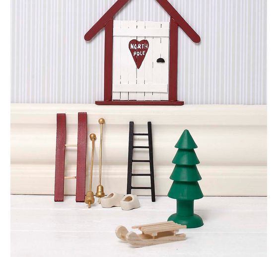 Craft kit Secret Santa door "Elf Door"