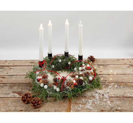 Svícen se špejlí na sloupkové svíčky