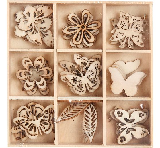 Scatter decoration butterfly mix "Shari", 45 pieces