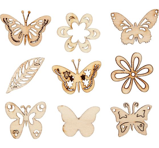 Scatter decoration butterfly mix "Shari", 45 pieces