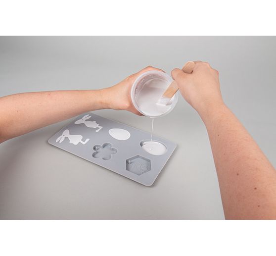 Silikonová ddlévací forma "Velikonoční přátelé a včela"