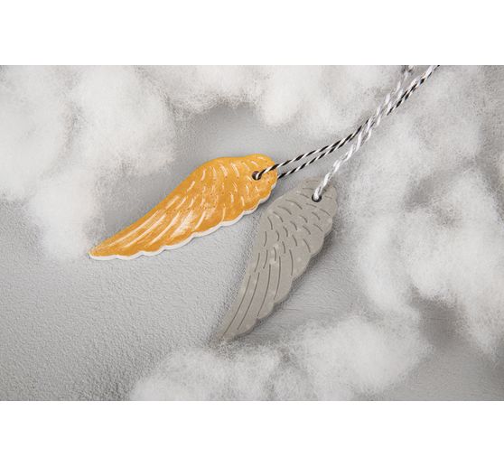 Silikonová ddlévací forma "Anděl a andělská křídla"