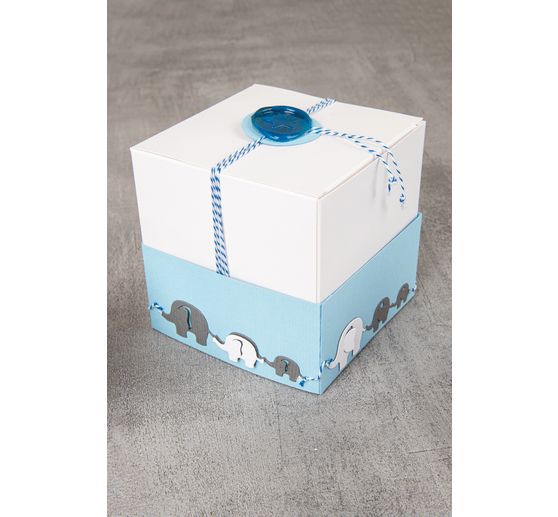 Punch template "Elephant family"