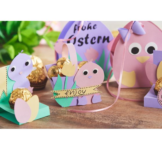 VBS Stencil Set "Chicks Boxes"