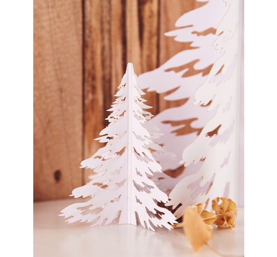 Zimní papírová scenérie "Moose"