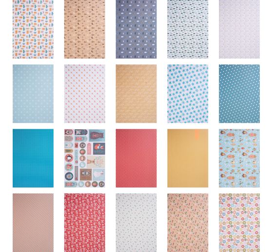 Blok s motivem "Zimní kouzlo"