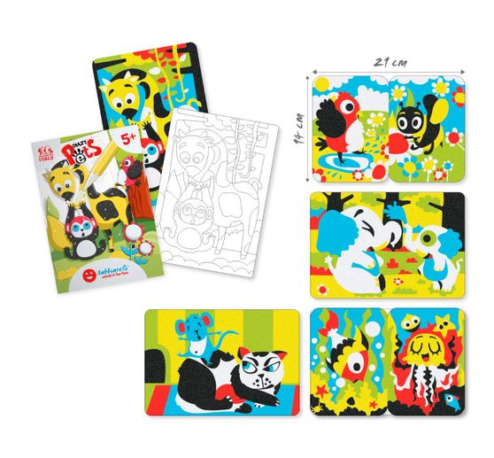 Sabbiarelli Sand-it for Fun Midi kit Crazy Pets