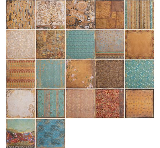 Scrapbook blok "Klimt Backgrounds"