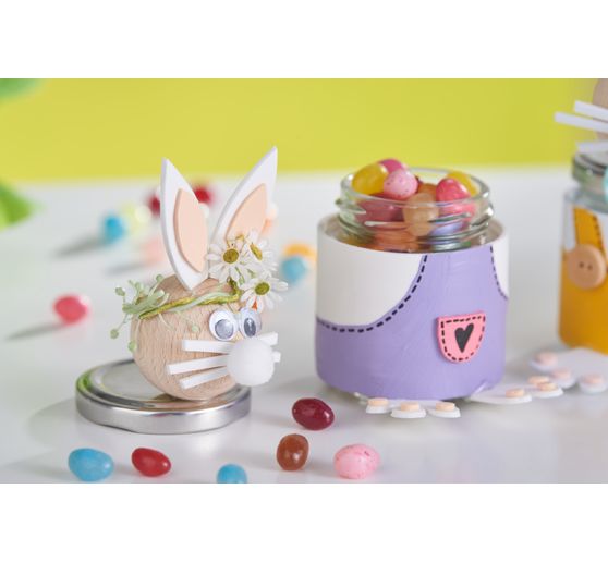 VBS Jars with screw cap "Round", 100 ml, 12 pieces