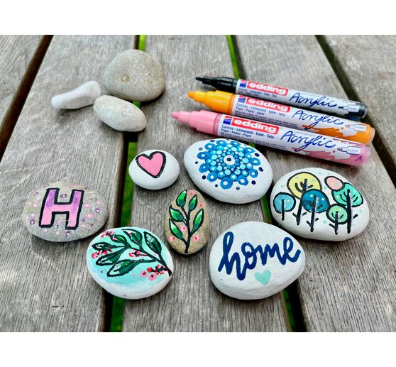 edding 5300 Acrylic "Acrylic marker - fine", set of 5