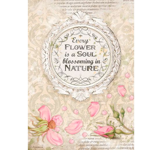 Slámová hedvábí s motivem "In Nature