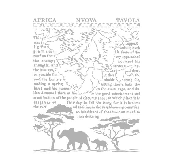 Stencil "Savannah Memories"