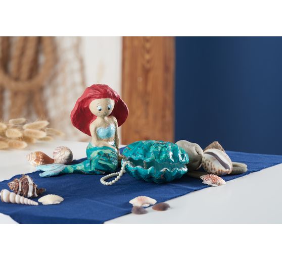 Shell box, papier mâché