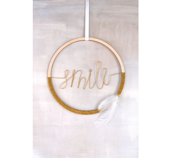 Wooden plates/rings set