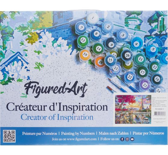 Painting by numbers "Dinner on the Seine"