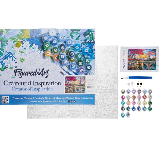 Painting by numbers "Dinner on the Seine"