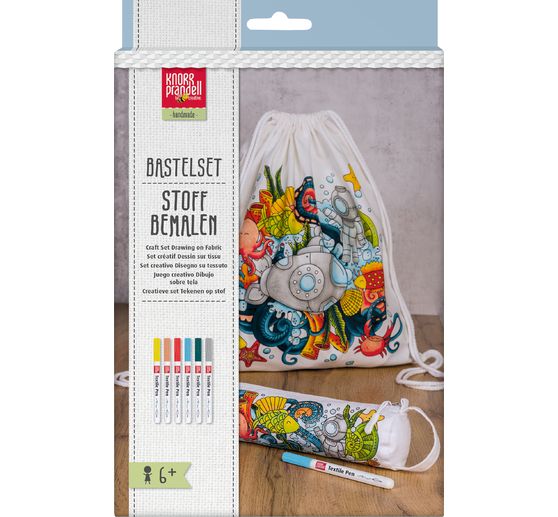 Sportovní taška a penál "Seaworld" pro sadu na tvoření