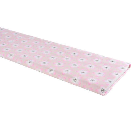 Cotton fabric popeline "Sakura flowers Rosé"