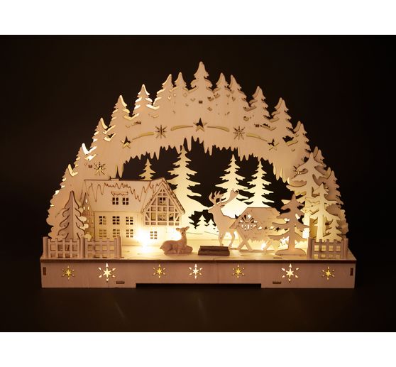 Světelný oblouk svíčky VBS "Jelen na kraji lesa"